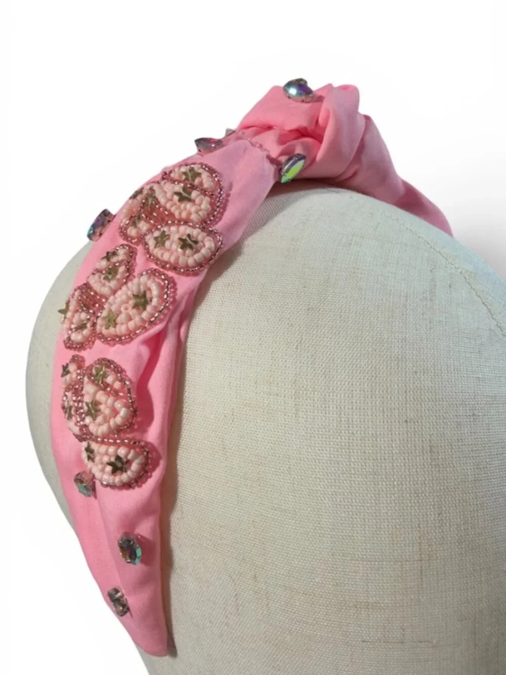 Cowgirl Cowboy Hat Beaded Headband New